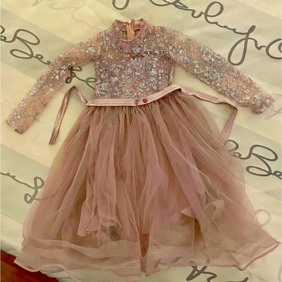Princess girl dress with beautiful tutu - unique piece, made to order. - Picture 1 of 1